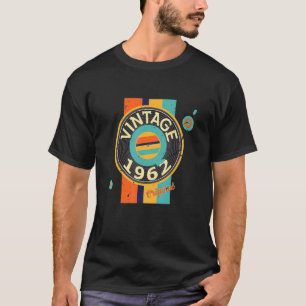 Aufnahme Vinyl 1962 Geburtstag Record Player Vinta T-Shirt