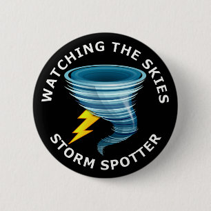 Aufpassen des Himmel-Sturm-Aufklärers Button