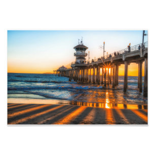 Aufpassen des Sonnenuntergangs Fotodruck