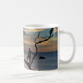 Aufpassen des Sonnenuntergangs Tasse