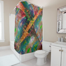 Aufprallung der farbigen Schichten mit rustikalem