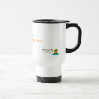 Aufrecht stehende (ish) Bürger-Reise-Kaffee-Tasse