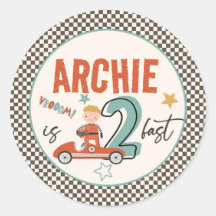 Aufregende Aufkleber für Rennwagen