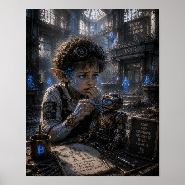 Aufregung / Robotiktechniker / Bank Poster (Vorne)