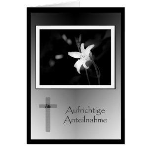 Aufrichtige Anteilnahme