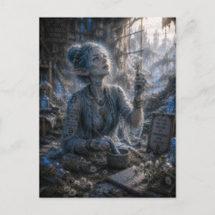 Aufrichtige Bewunderung / Kräuterheiler / Apotheke Postkarte