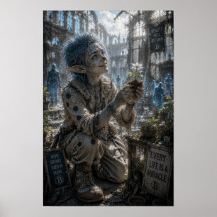 Aufrichtiger Glaube / Clown / Pflanzenausstellung Poster