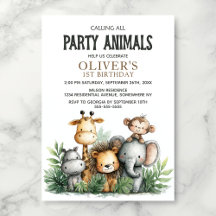 Aufruf an alle Party-Tiere 1. Geburtstagsfeier