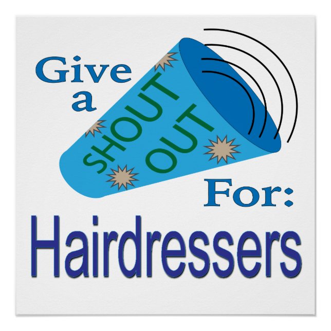 Aufruf an Friseure Poster (Vorderseite)