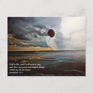 Aufruf an mich ~ Ermutigung zur Christlichen Verse Postkarte