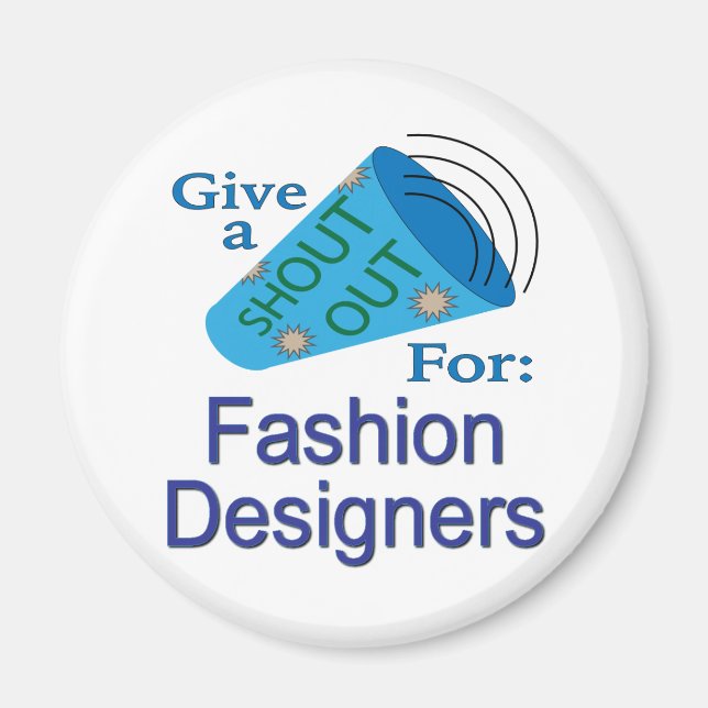 Aufruf an Modedesigner Magnet (Vorne)