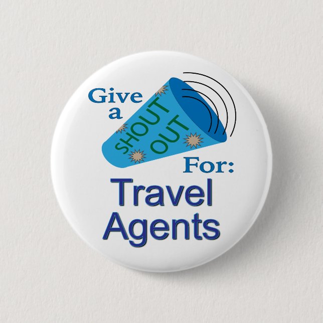 Aufruf an Reisebüros Button (Vorderseite)
