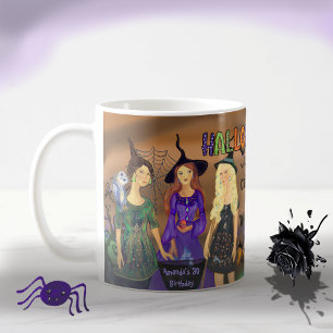 Aufruf der Geburtstagspartei Halloween Kaffeetasse