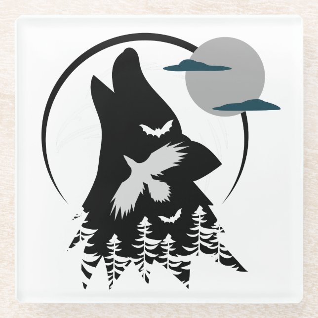 Aufruf der wilden.w glasuntersetzer (Vorderseite)