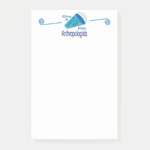 Aufruf für Anthropologen Post-it Klebezettel