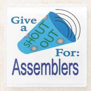 Aufruf für Assembler Glasuntersetzer
