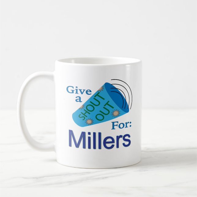 Aufruf für Millers Kaffeetasse (Links)