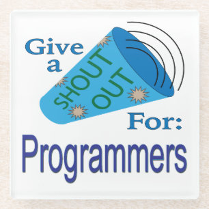 Aufruf für Programmierer Glasuntersetzer