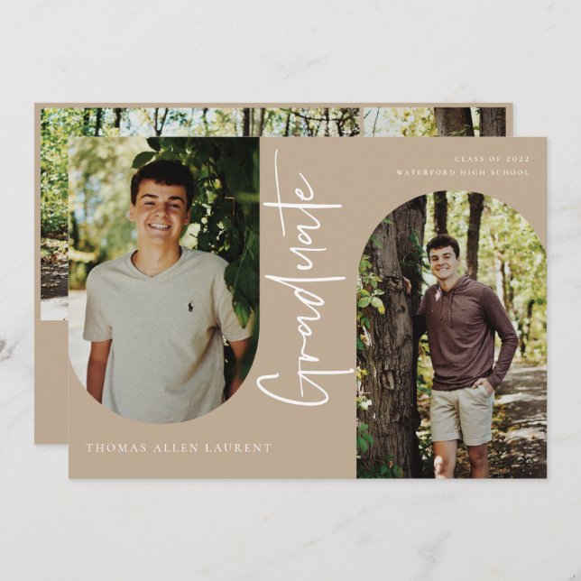 Aufruf zum Foto "Scripte Graduate Arched Frame 4" Ankündigung (Vorne/Hinten)