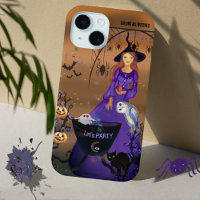 Aufrufen aller Hexen Halloween Geburtstag
