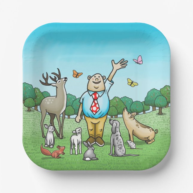 Aufrufen aller Party Pappteller (Vorderseite)