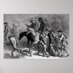 Aufruhr für das neue England-Jahr Poster