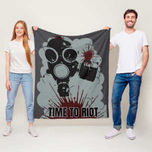 Aufruhrzeit Fleecedecke