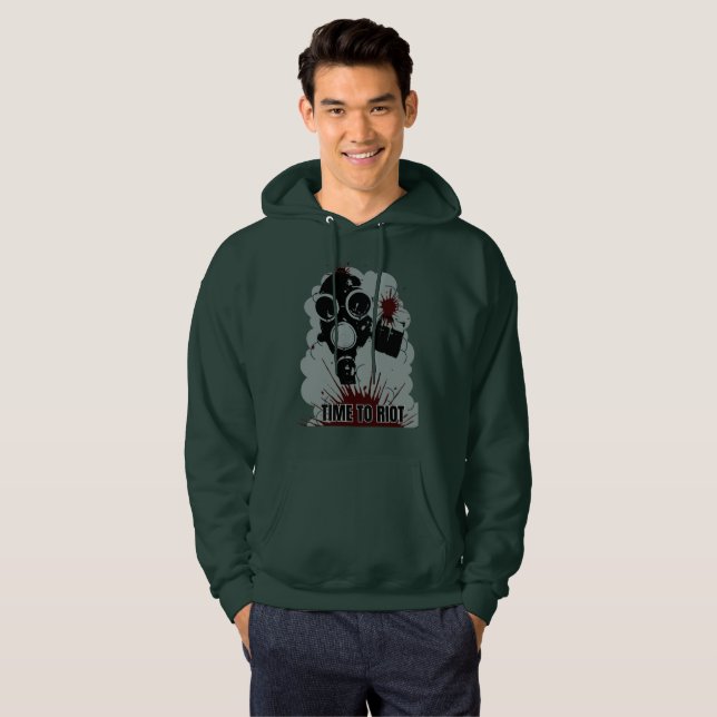Aufruhrzeit Hoodie (Vorne ganz)