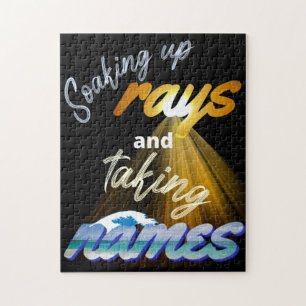 Aufsaugen von Meldungen und Namensaufruf in Sommer Puzzle