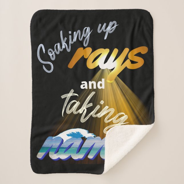 Aufsaugen von Meldungen und Namensaufruf in Sommer Sherpadecke (Vorderseite)