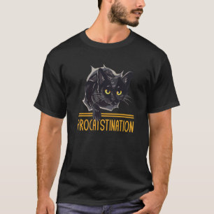 Aufschiebkatze Humor Kitten Faul Katze Mama 2 T-Shirt