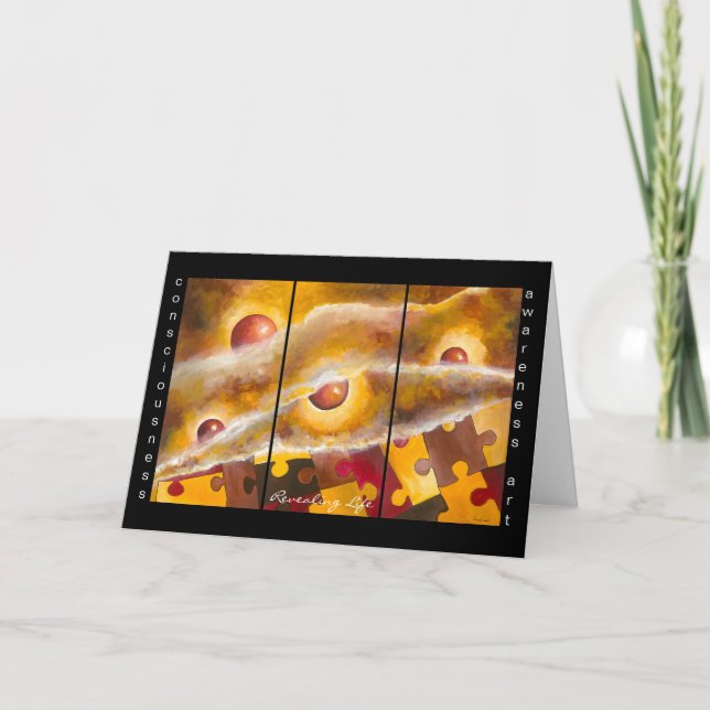 Aufschlussreiche Leben-Karte Karte (Vorderseite)