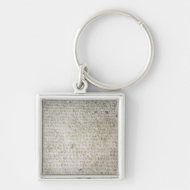 Aufschrift in der Kushana Sprache geschrieben Schlüsselanhänger (Vorne)