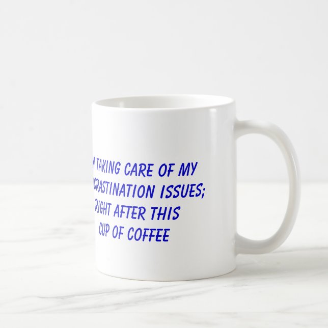 Aufschub und Kaffee Tasse (Rechts)