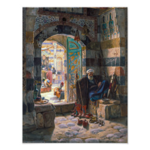 Aufseher der Moschee Damaskus Bauernfeind Fotodruck