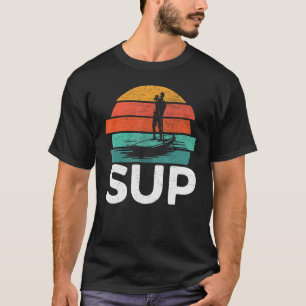 Aufsetzen Paddelbrett-Boarding-Surfen T-Shirt