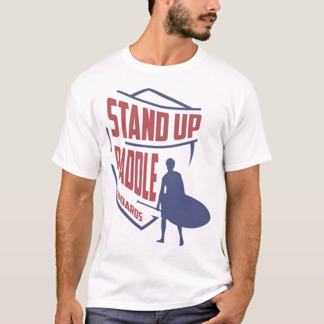 Aufsetzpaddel T-Shirt (Vorderseite)