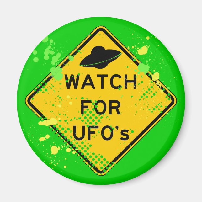 AUFSICHT AUF UFO MAGNET (Vorne)