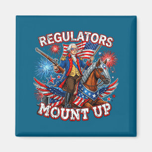 Aufsichtsbehörden Mount Up George Washington Kunst Magnet