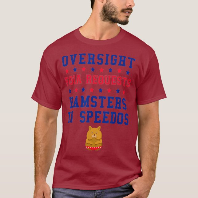Aufsichtsgremien fordern Hamster in Speedos T-Shirt (Vorderseite)