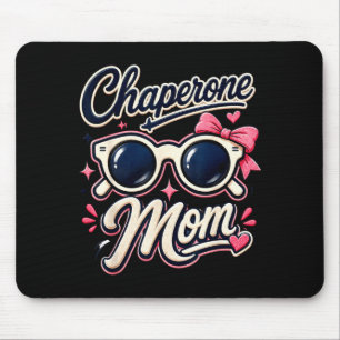 Aufsichtsmutter Retro-Sonnenbrille Schule sogar Mousepad