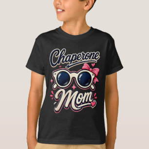 Aufsichtsmutter Retro-Sonnenbrille Schule sogar T-Shirt