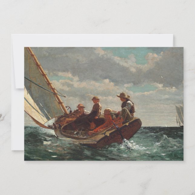 Aufspülung (ein fairer Wind) | Winslow Homer (Vorderseite)