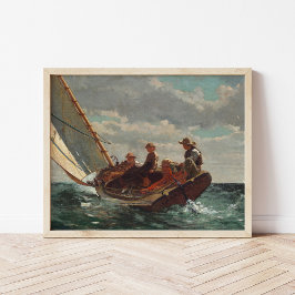 Aufspülung (ein fairer Wind) | Winslow Homer Poster