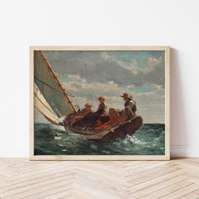 Aufspülung (ein fairer Wind) | Winslow Homer Poster (Von Creator hochgeladen)
