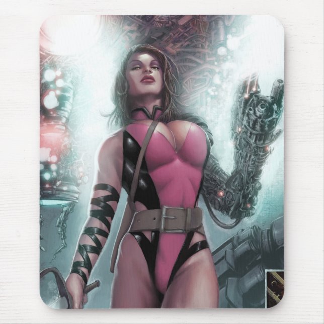 Aufstand-Muschel-Mausunterlage Mousepad (Vorne)