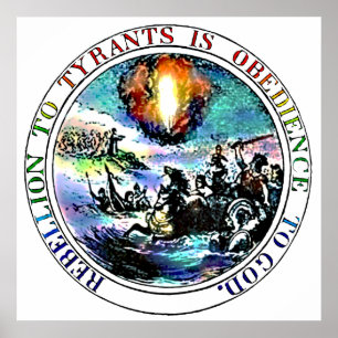 Aufstand zu den Tyrannen ist Gehorsam zu den Poster