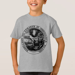 Aufstand zu Tyrannen Posterized Schwarzem/Weiß T-Shirt