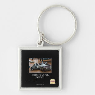 Aufstehen für Schule Schlüsselanhänger