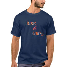 Aufstehen und ran – Motivations-T-Shirt & Bekleidu